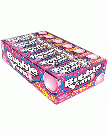 BUBBLE YUM GUM ORIGINAL - 12 CT.